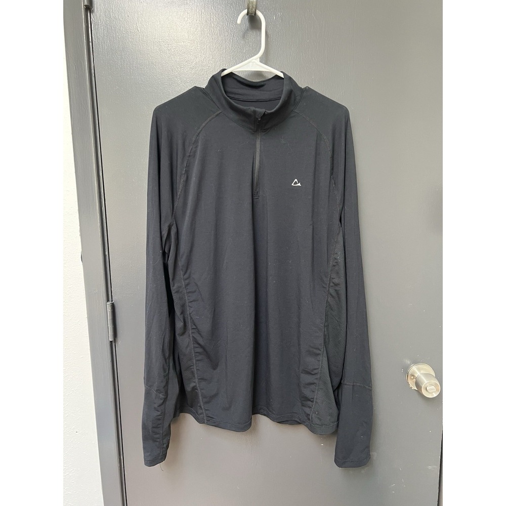 Paradox  Blend Shirt XL Black 1/4 Zip Baselayer Drirelease Freshguard